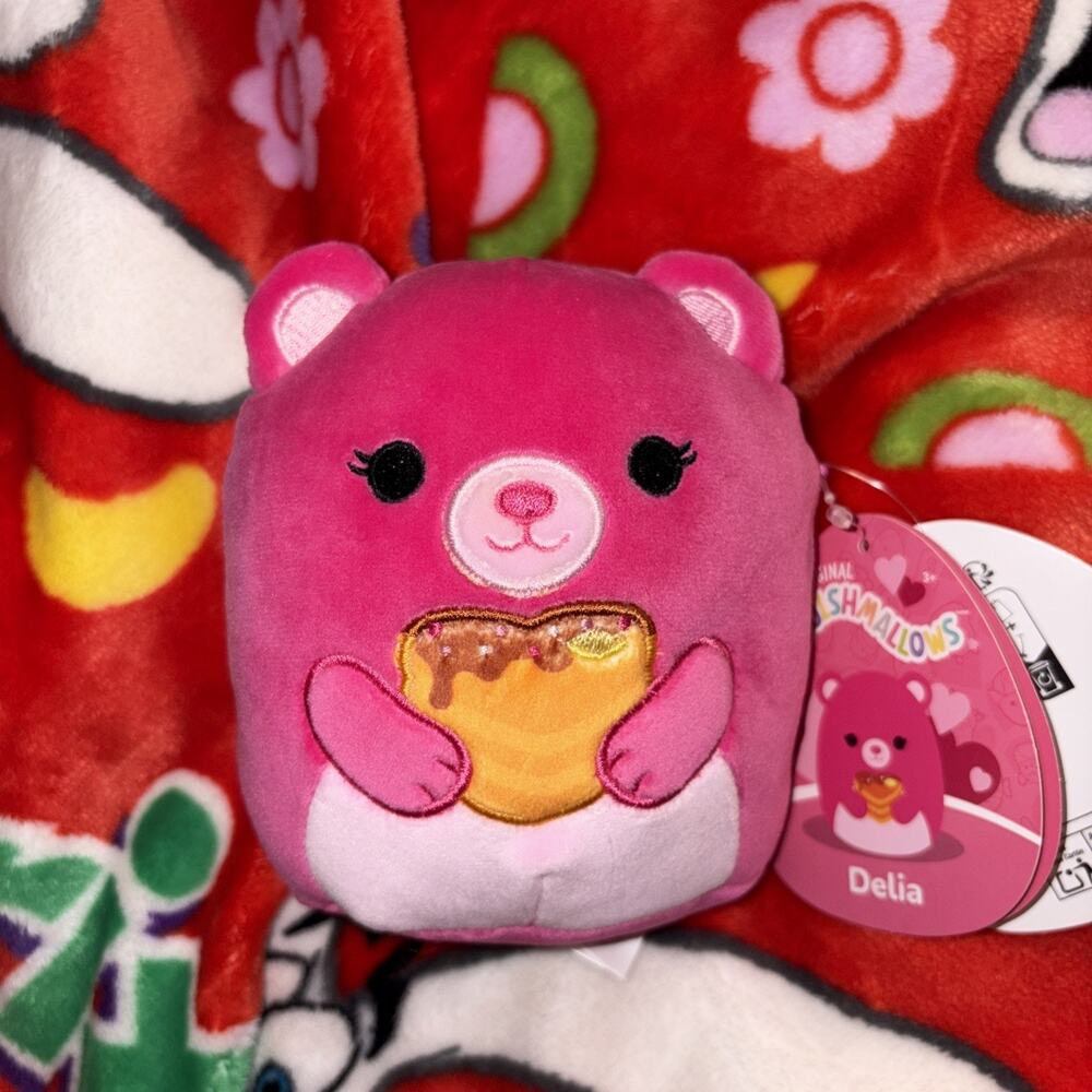 5” Delia The Bear Squishmallows - Valentine’s day 2026 - Picture 3 of 5